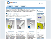Tablet Screenshot of hidragrup.es